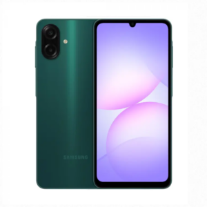 Green smartphone case with a sleek matte finish and precise cutouts